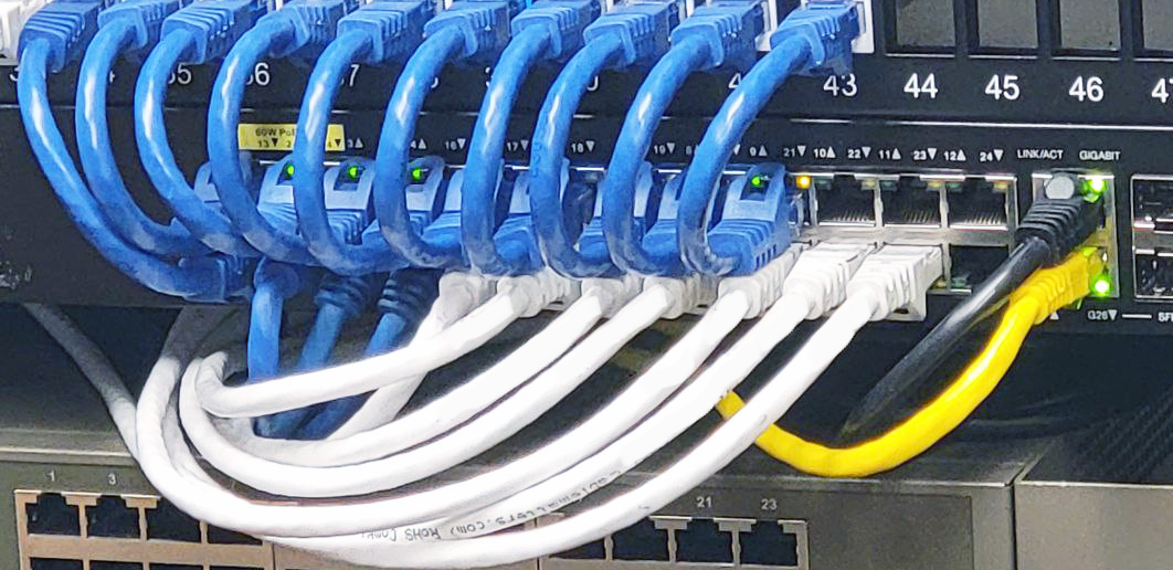 Cat 6 network cabling